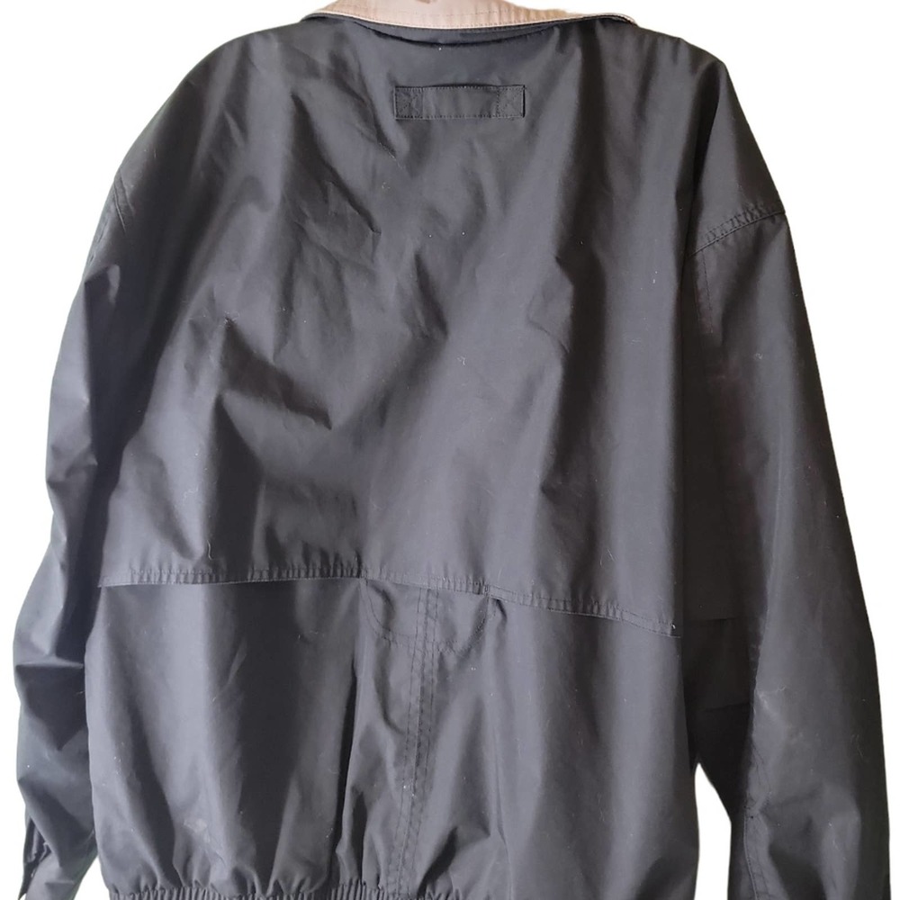 Gear Bombarier Challenger Jacket Coat Mens Sz M Zip Front Pockets Blue Tan - Picture 2 of 6